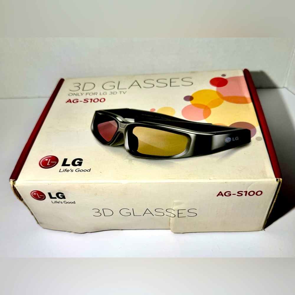 Used once 🕶️ LG 3D Glasses AG-S100
